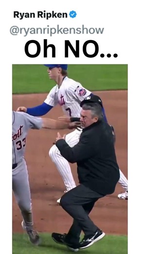 Umpire Gets TRUCKED By Runner #MLB #baseball