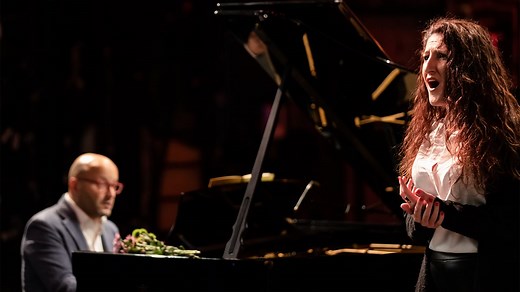 First-year soprano Maria Novella Malfatti performs Vincenzo Bellini's “Per pietà, bell’idol mio” (“For pity’s sake, my beautiful idol”) with Lyric's Music Director Designate Enrique Mazzola on piano. Learn more about this energetic and emotional song at lyricopera.org/pieta and revel in the sounds of Italy with “Sole e Amore,” streaming now on Facebook and YouTube. | Lyric Opera of Chicago