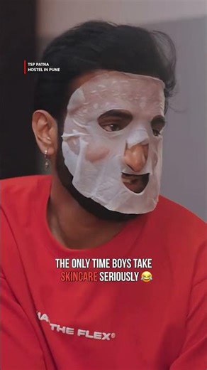 Boys Skincare😂 #tvf #hostellife #comedy