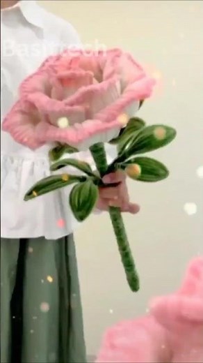 Handmade Wool Flower Tutorial | Easy DIY Craft Idea #basittech