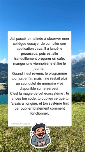 Le cauchemar Java ☕️💀 #developpeur