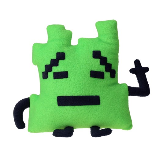 Ignignokt Plush - Aqua Teen Hunger Force Mooninite, Green Alien Plush Toy - Etsy