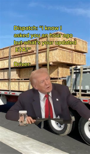 Are we going to make delivery? 😂 #logistics #truckdriver #truckdispatching #dispatch #sales