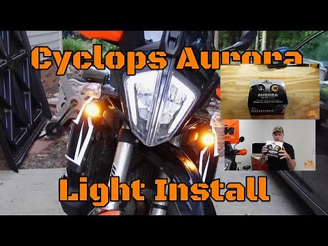 KTM 790/890 CYCLOPS AURORA Light Install