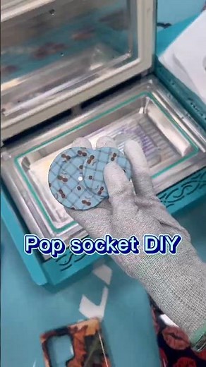 Pop socket DIY with TUOLI heat press machine! #phonecasesublimation #popsocket