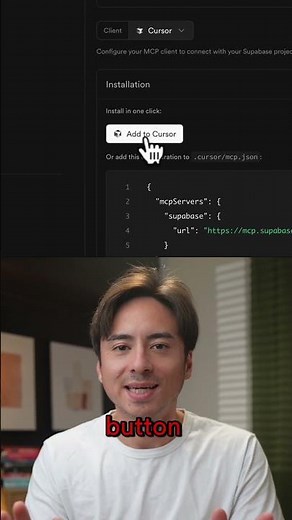 Getting started with Supabase MCP on Cursor just got way easier
