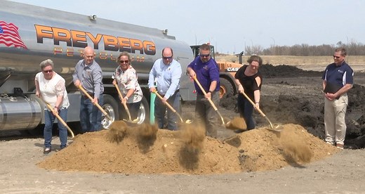 Construction underway on new travel truck center