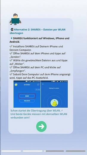 Airdrop für Windows? Die meisten kennen diesen Trick nicht! 📱💻#airdrop #windows #iphone #tips