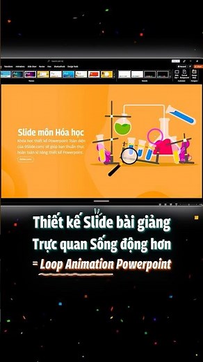 Design vivid slides with creative looping animations