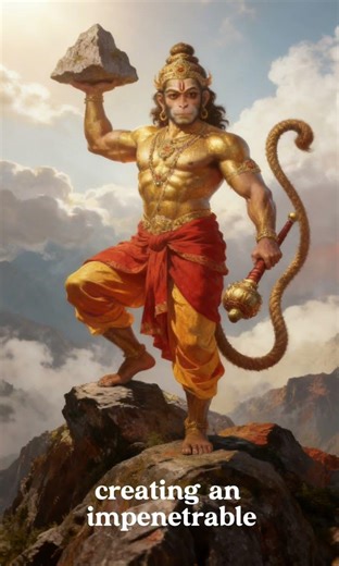 No evil can stand where Hanuman Ji is remembered. 🚩🔥#bajrangbali #bhakti #ram#shorts #viralshorts