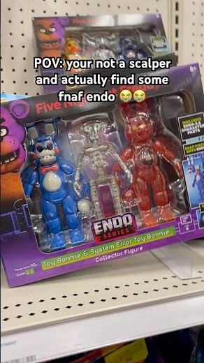POV: You finally found the FULL FNAF Endo Series set 🤯🔥 #FNAF #EndoSeries #FNAFCollectibles