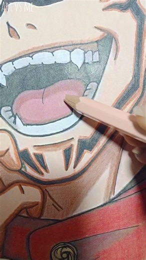 draw sukuna x ART VS ME 🥵 #shorts #anime