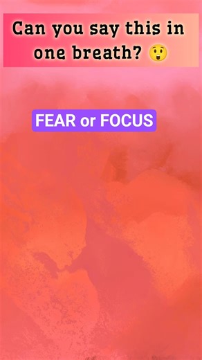 Fear Fades Fast ⚡ One Breath Challenge