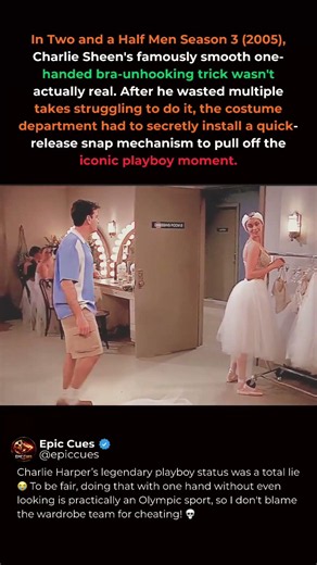 Charlie Sheen FAKED This Iconic Scene! 😭🎬 #twoandahalfmen #sitcom #shorts