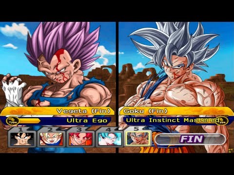 TEAM VEGETA UE VS TEAM GOKU UI EN DRAGON BALL Z BUDOKAI TENKAICHI 3 MODS NEW ISO CANON DBS GAMEPLAY