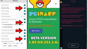 PGSharp New Update Beta Version 1.85.0(0.251.1-G) | Pokemon Go Account Ban Problem | New Feature ?