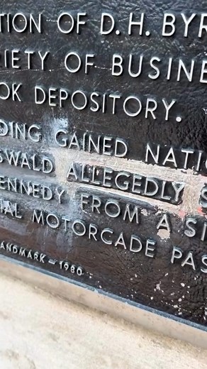 Texas Historical Marker 6895 - Formerly The Texas School Book Depository Building #texas #restoration #history #restore #historicalmarkers | ChrisRestores