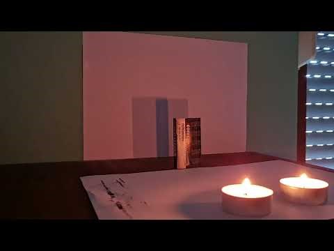 Physik Klasse 7: Experiment Licht und Schatten - Zwei Lichtquellen