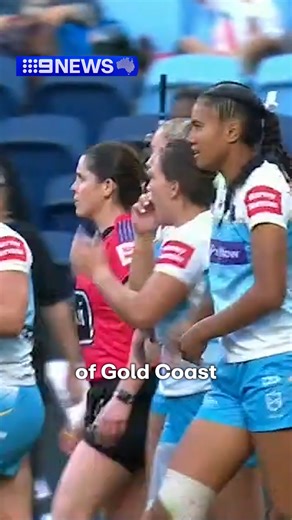 While David Fifita avoids the cameras and questions around his decision to stay on the coast, his partner and fellow Titans player, Shaylee Bent is answering questions on his behalf. #9News #goldcoast | 9 News Gold Coast
