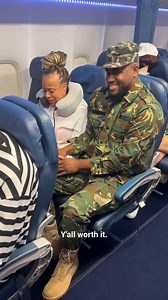 1.6M views · 28K reactions | Mother's first time flying gets surprised by her military son  This original video was produced by Network Media and Ebony M | Westcoast Creators of Network Media | Facebook