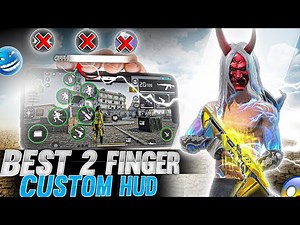BEST 2 FINGER CUSTOM HUD CODE 🤯 BEST FREESTYLE 2 FINGER CUSTOM HUD 💀 || AFTER UPDATE HUD CODE 🔥