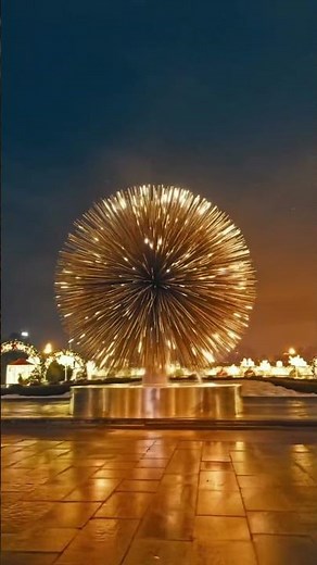 Light art installation by Splaces Studio