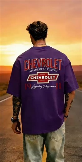 Streetwear Meets Retro: Chevrolet Logo Tee for Men & Women#tshirt #ootd #apparel #western #car