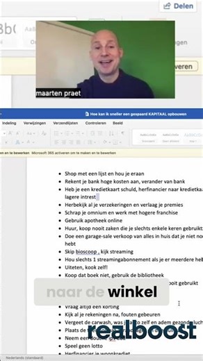 Meer Geld Verdienen: Slim Besparen & Investeren voor Succes! #shorts