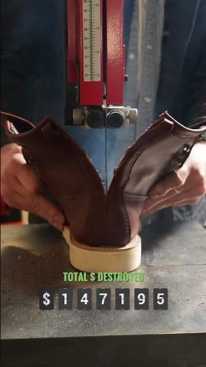 NOW AVAILABLE! Cutting the The Rose Anvil x Russell Moccasin Co. OG Moc in half to see what's inside