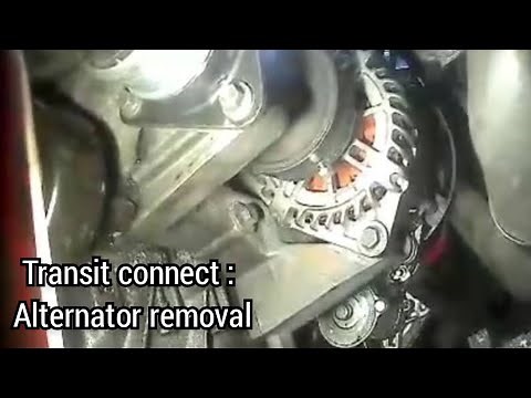How to : Remove a transit connect alternator