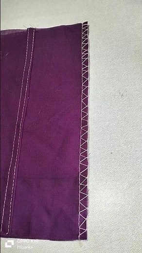 how to interlock with hand #sewinghacks #trick