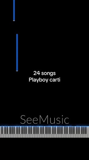 24 Easy Piano Songs by Playboi Carti