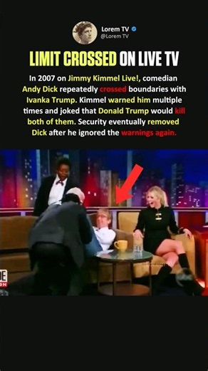 Security Removed Andy Dick After Kimmel Lost Patience #shorts