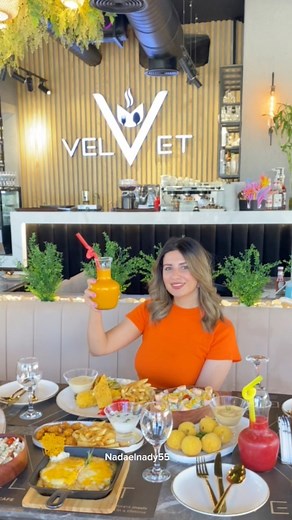 2.5K views · 30 reactions | Velvet Restaurant & Cafe .. ♥️菱 follow for more reviews @nadaelnady55 | Nada Elnady | Facebook