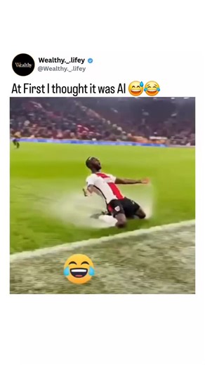 Wealthy._.life on Instagram: "AI videos are slowly killing the vibe of real entertainment. The internet is now packed with ultra-realistic, fake AI clips — and people can’t even tell what’s real anymore. 😮‍💨 From football highlights to player interviews, creators are dropping AI-generated moments that look legit but are completely fake. Goals that never happened, celebrations that don’t exist, athletes saying things they never said… it’s confusing fans and damaging the authenticity of online c