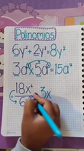 733K views · 10K reactions | Álgebra: operaciones con polinomios #matematicasfaciles #matematicasdivertidas | Matemáticas divertidas | Facebook