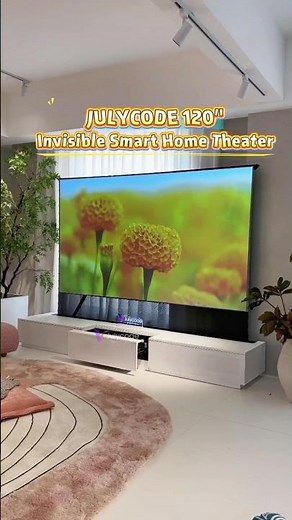 Invisible smart home theater hides the complexity of technology, reveals the ease of life