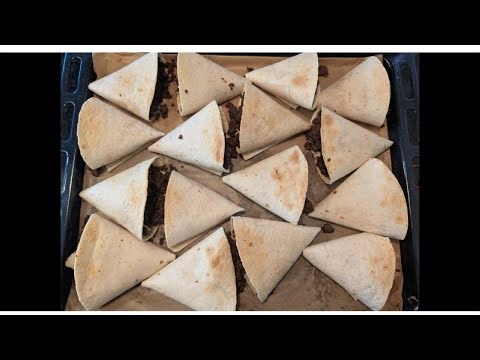 Easy Mini Minced Meat Wraps/ Finger food/ Movie Night/Easy Meals
