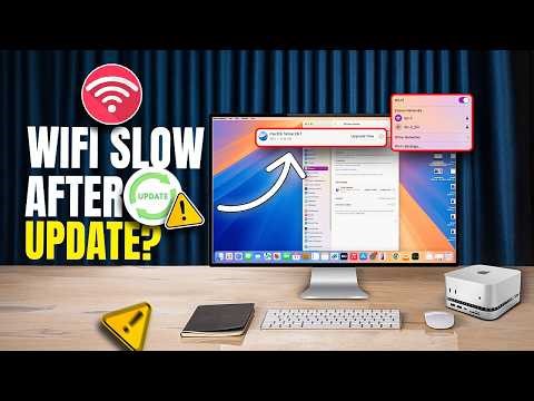 Mac Mini (M4, M2, or M1) Wi-Fi Slow After An Update? Here's the Fix!