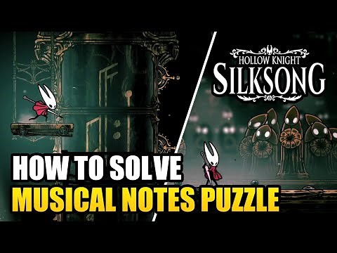 SILKSONG - Musical Notes Puzzle Solution in Cogworks Core (Architect's Melody)