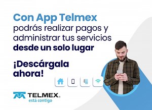 Visita tu tienda de aplicaciones y descarga App Telmex. Podrás realizar el pago de tus servicios en cuestión de segundos. ¡Fácil y rápido! Para iOS: https://bit.ly/AppTelmexiOS Para Android: https://bit.ly/AppTelmexAndroid | Telmex