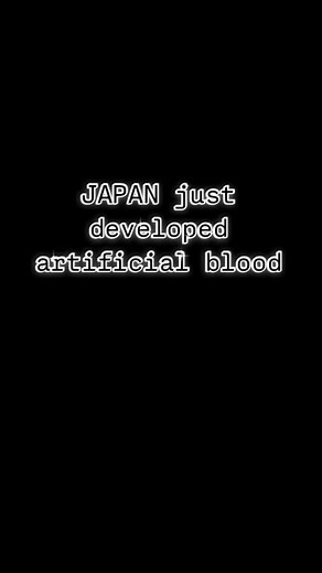 Japan just developed artificial blood🩸 And it works with **every blood type.** No donors. No waiting. No rejections. Just lab-grown, life-saving innovation. This isn’t science fiction — It’s the **future of medicine**, and it’s happening now. #DegreeDrop #ArtificialBlood #JapanInnovation #FutureOfMedicine #BioTechBreakthrough #MedicalRevolution #UniversalBlood #NextGenHealth #ScienceThatHeals #LabGrownLife #NoMoreBloodShortages #AIandBiotech #DegreeDrop #MedicalMiracle #LifeSavingTech #FutureIs