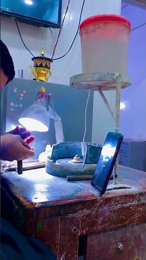 How It's Made: Pink Kunzite Preforms! 🌸💎 (Satisfying)