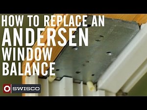 How to replace an Andersen Window Balance : SWISCO.com
