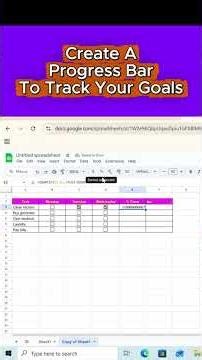 Create A Progress Bar To Track Your Goals