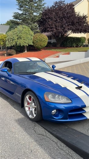 For sale: 2010 Dodge Viper SRT-10 Coupe 😎 - Viper GTS Blue - Painted White Stripes - 1 of 510 Vipers Produced in 2010 - 1,610 Miles - 8.4-Liter V10 - 6-Speed Manual Transmission JFK-Auto.com #dodge #viper #dodgeviper #dodgevipers #dodgeviperacr #dodgevipergts #dodgeviperacre #dodgeviperacrextreme #viperacre #viperacrextreme #dodgevipersrt10 #viperacr #vipersrt10 #vipers #dodgeofficial #musclecar #musclecars #musclecarzone #musclecarsdaily #musclecarsonly #musclecarfamily #car #cars #carporn #mo