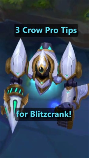 3 Crow PRO TIPS for Blitzcrank #leagueoflegends #shorts #viralshorts