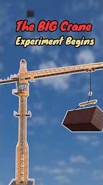 The BIG Crane Experiment Begins