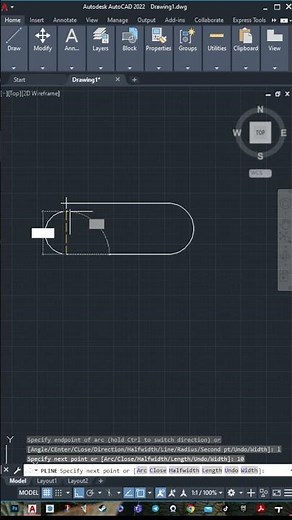 AutoCAD polyline command