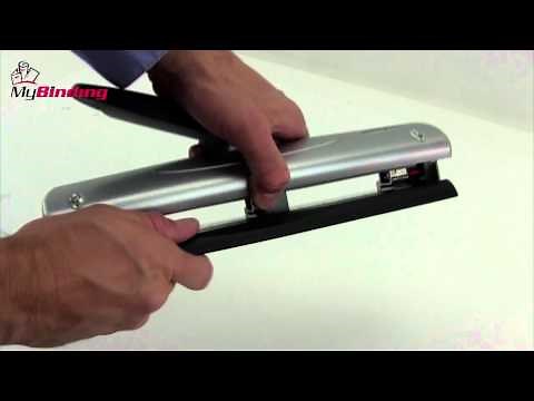 Swingline EasyView LightTouch 3 Hole Punch Demo